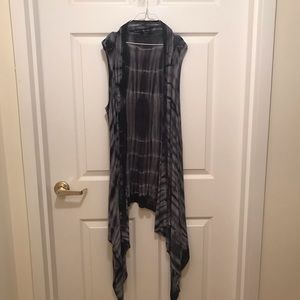 Tie dye sleeveless vest